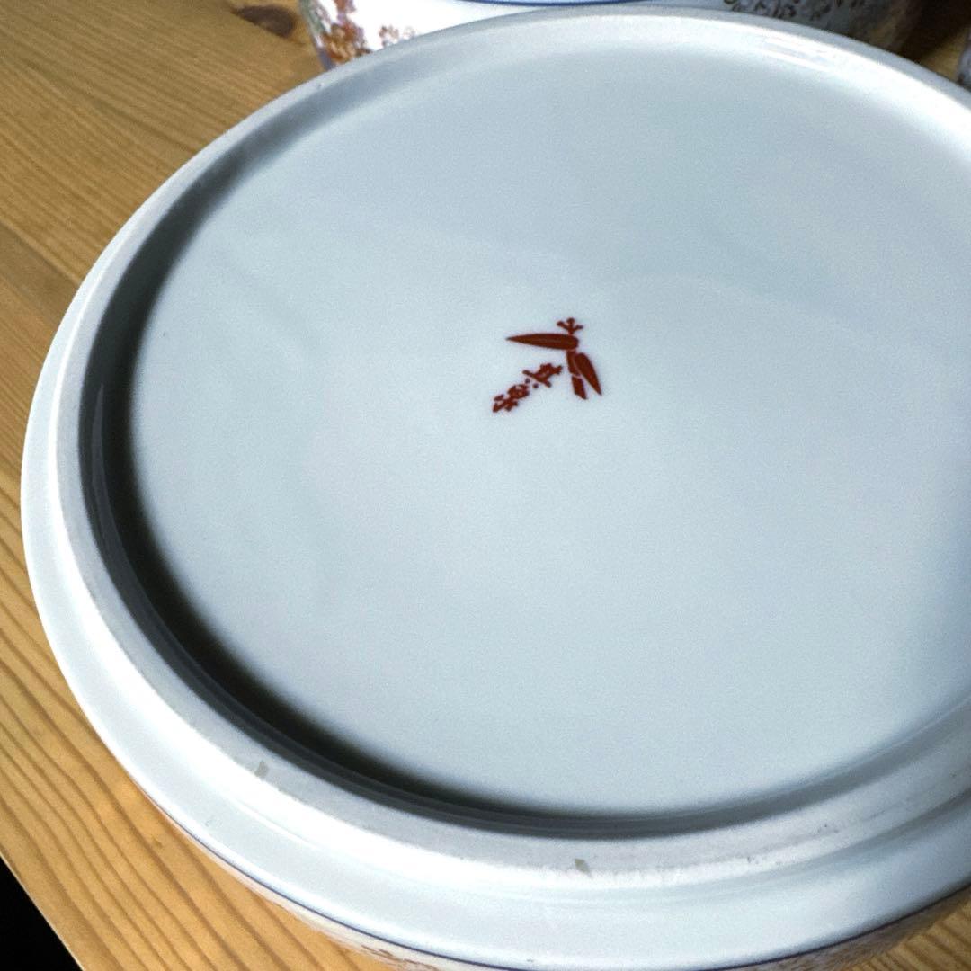 其泉窯 有田焼 春秋文 春秋紋 三段重 美品 木箱