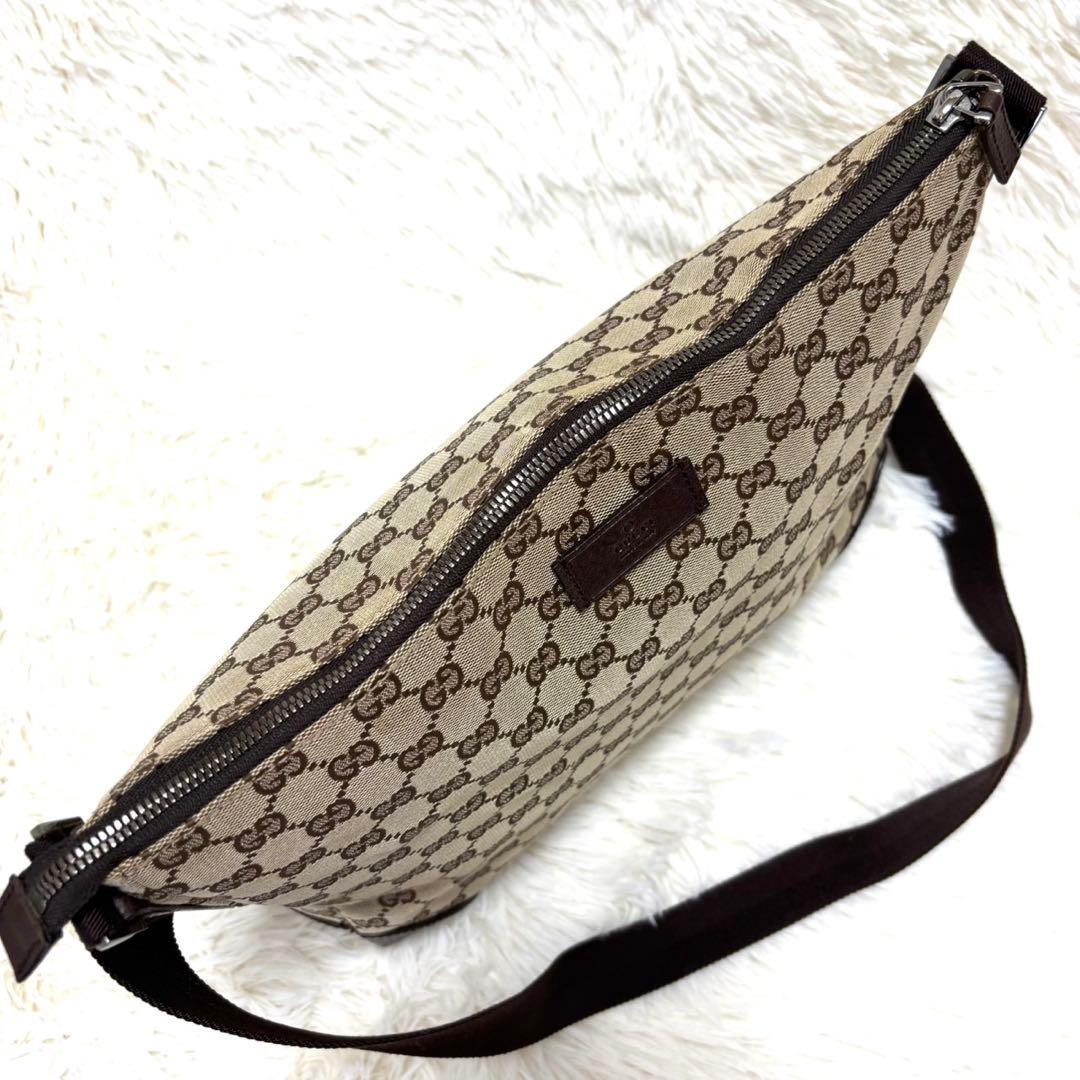 ね*迎様 【極美品】グッチ ショルダーバッグ GGスプリーム 斜め掛け A4 ロ