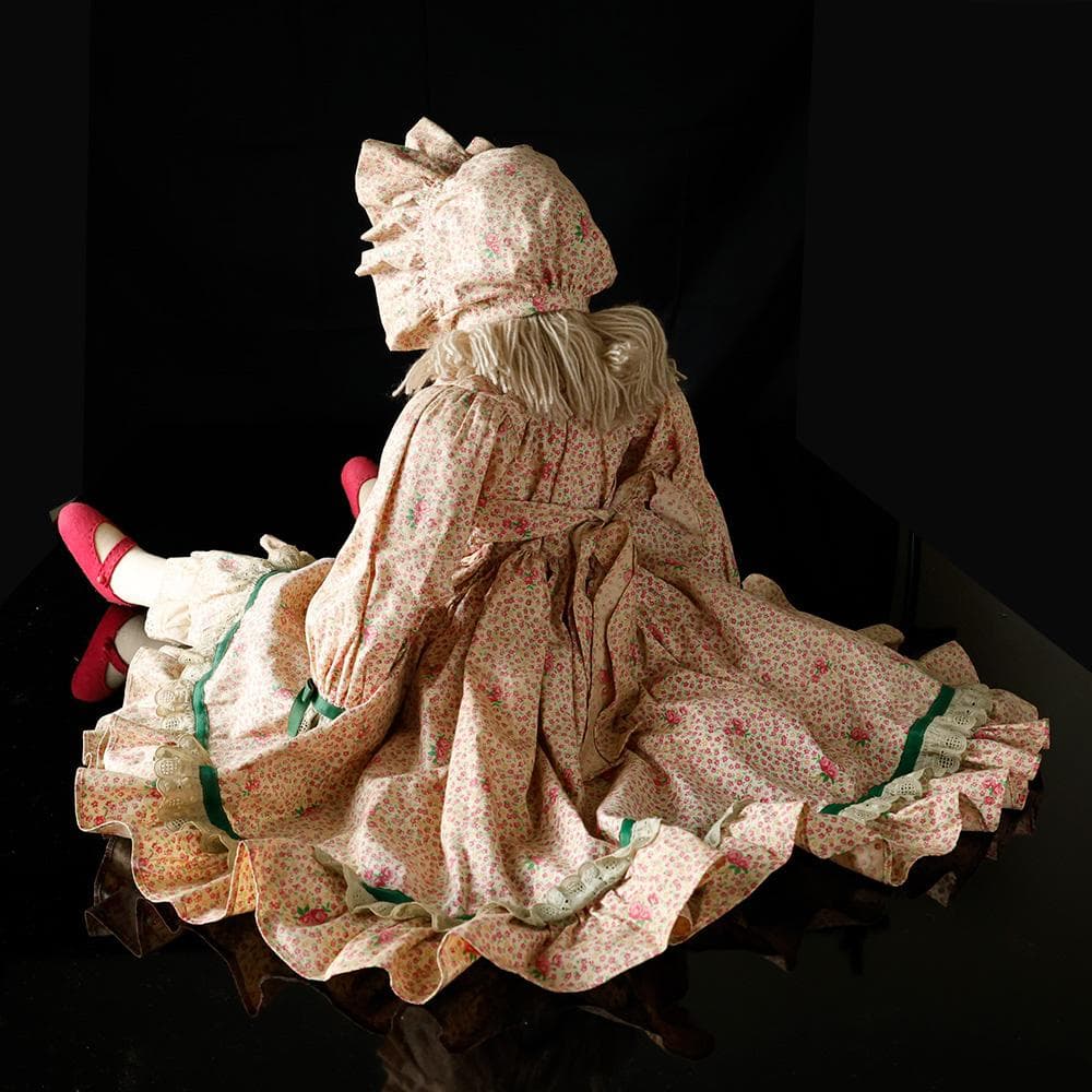 カントリー ラグドール ハンドメイド 女の子 人形 ヴィンテージ レトロ