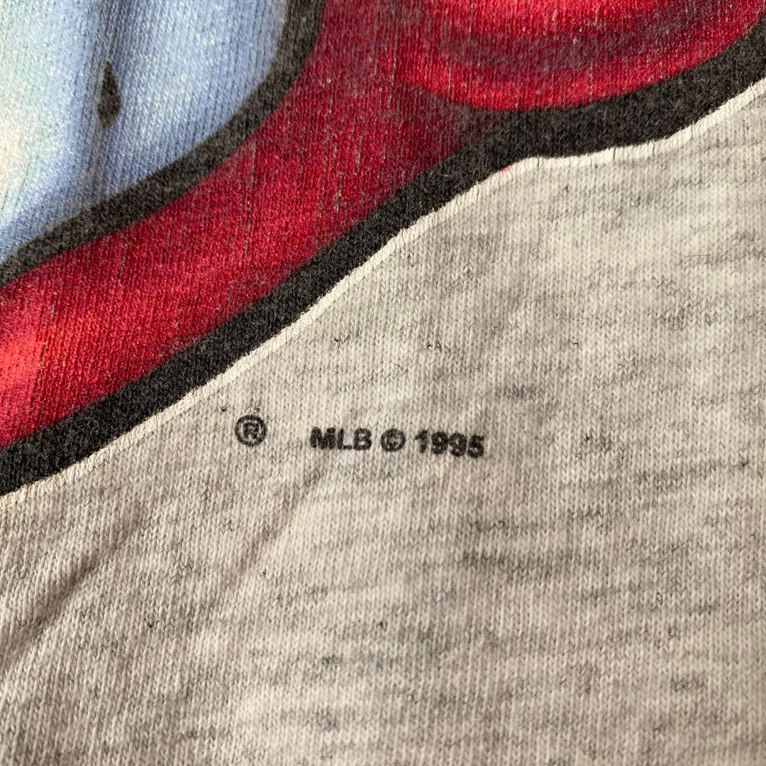 廃盤【インディアンズTシャツ】90s ワフー酋長　メジャーリーグ