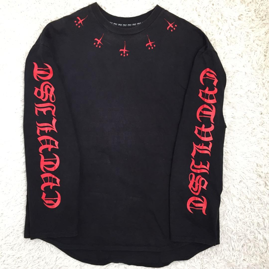 【超人気】カタリスト CTLS アームロゴ オーバーサイズ ロングTシャツ即完品