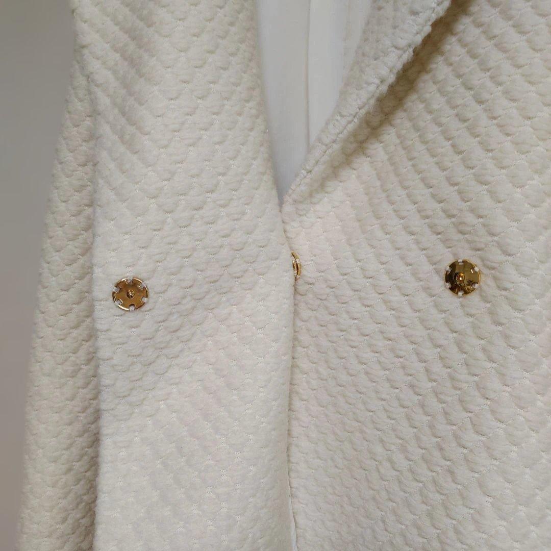 EPoca フード付きロングコート アイボリー