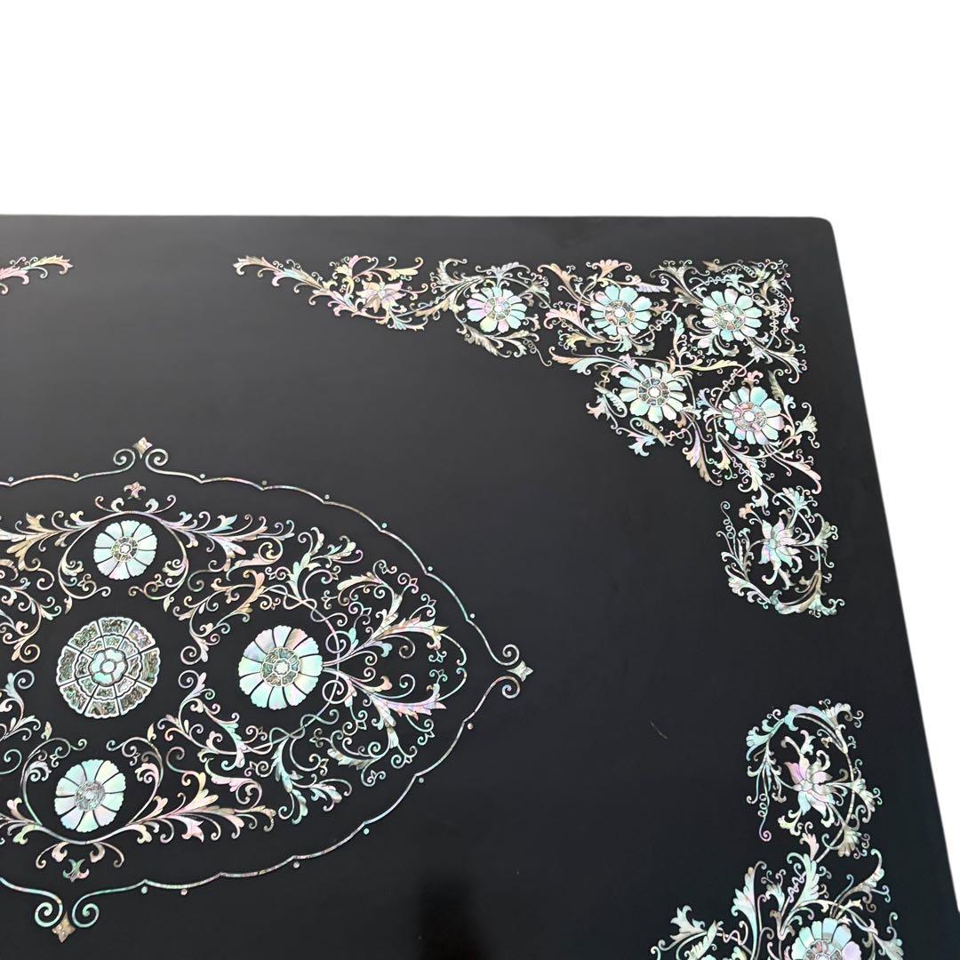 美品 最高級 螺鈿細工 座卓 座敷机 ローテーブル リビングテーブル 中国 韓国