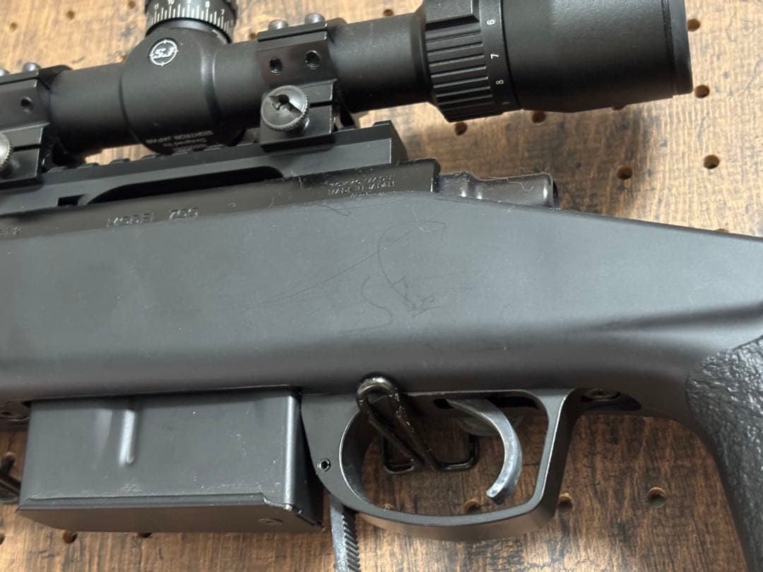 ま*う様 m40a5東京マルイ SIGHTRONスコープ＆スペアマガジン×2