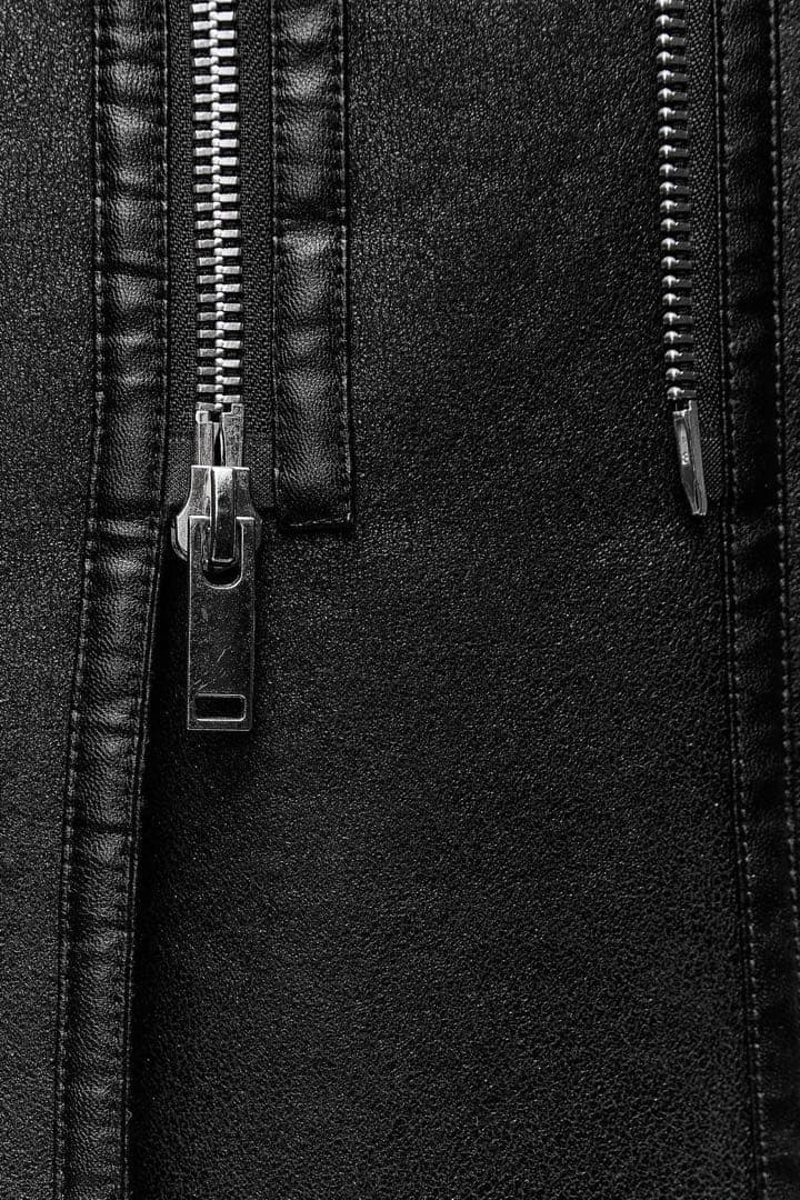 ZARA 定価22,990円 ダブルフェイス ロングライダースコート XS-S