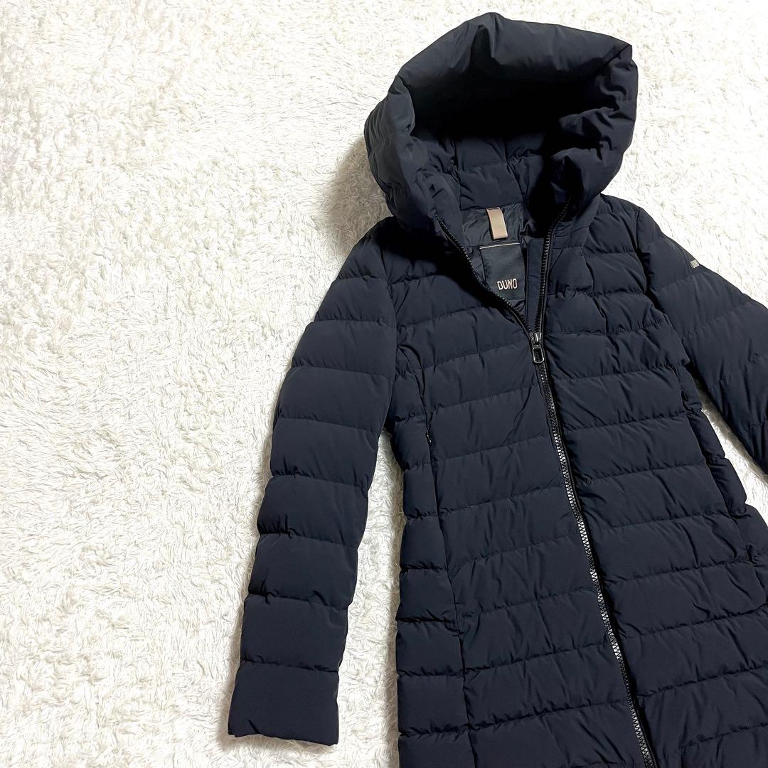 ✨極美品✨DUNO チェリーニ ダウンコート ロング丈 Lサイズ相当 Aライン