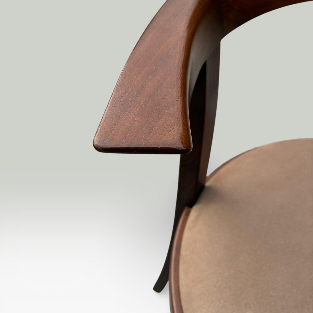 美品　カンディハウス　ダイニング　チェア　アームチェア　２