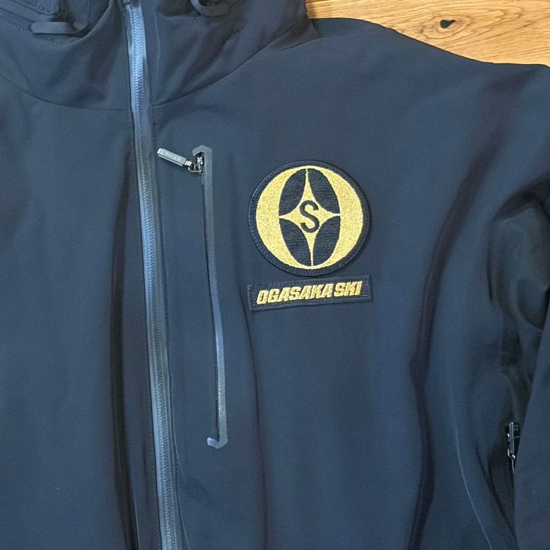 美品　DESCENTE×OGASAKA スキーウエア XLサイズオガサカブラック
