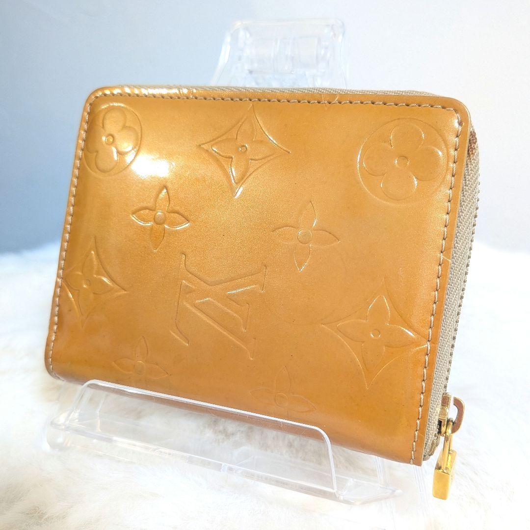 美品✨Louis Vuitton モノグラム ヴェルニ ブルーム 二つ折財布