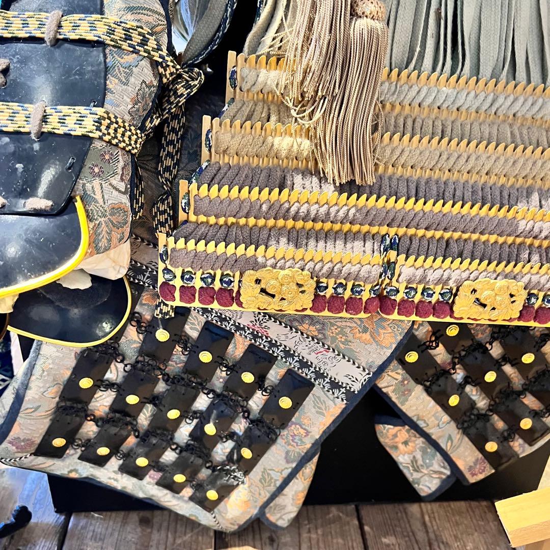 子供着用鎧　将　延享　景光作　兜　置物　五月人形　初節句　大きいサイズ