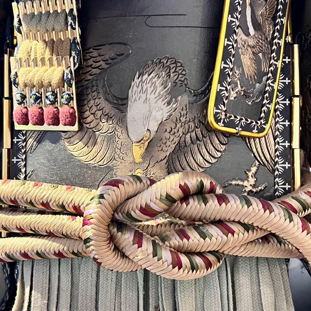 子供着用鎧　将　延享　景光作　兜　置物　五月人形　初節句　大きいサイズ