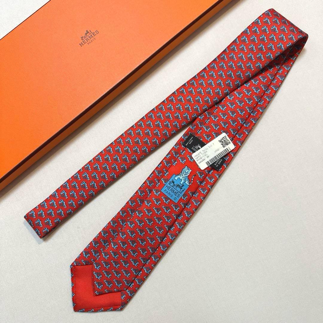 専用です。　　エルメス ネクタイ《ハッピー・タイガー》新品 未使用