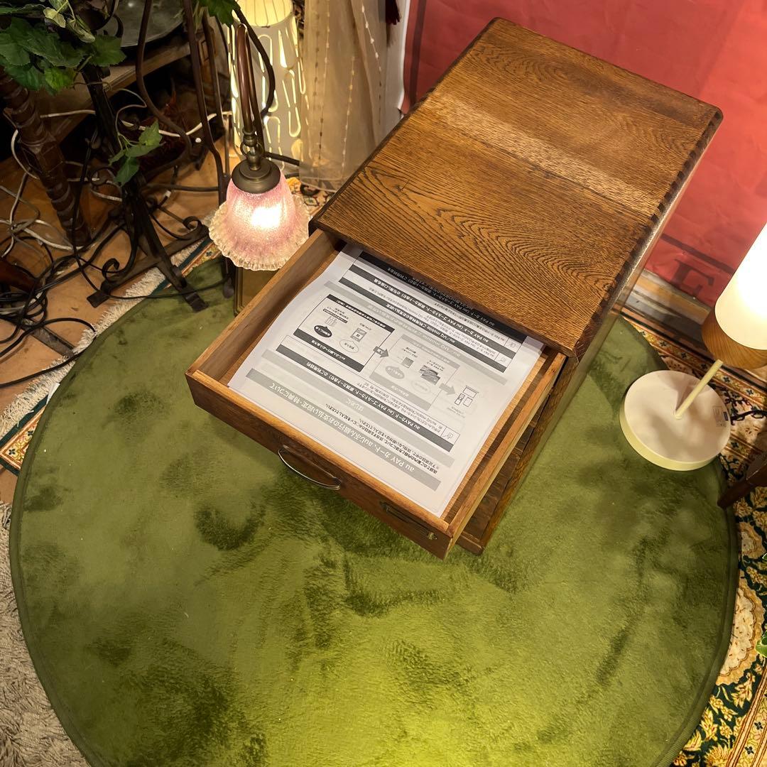 Cis古家具　小引き出し　小物入れ　書類ケース　古家具　アンティーク　昭和