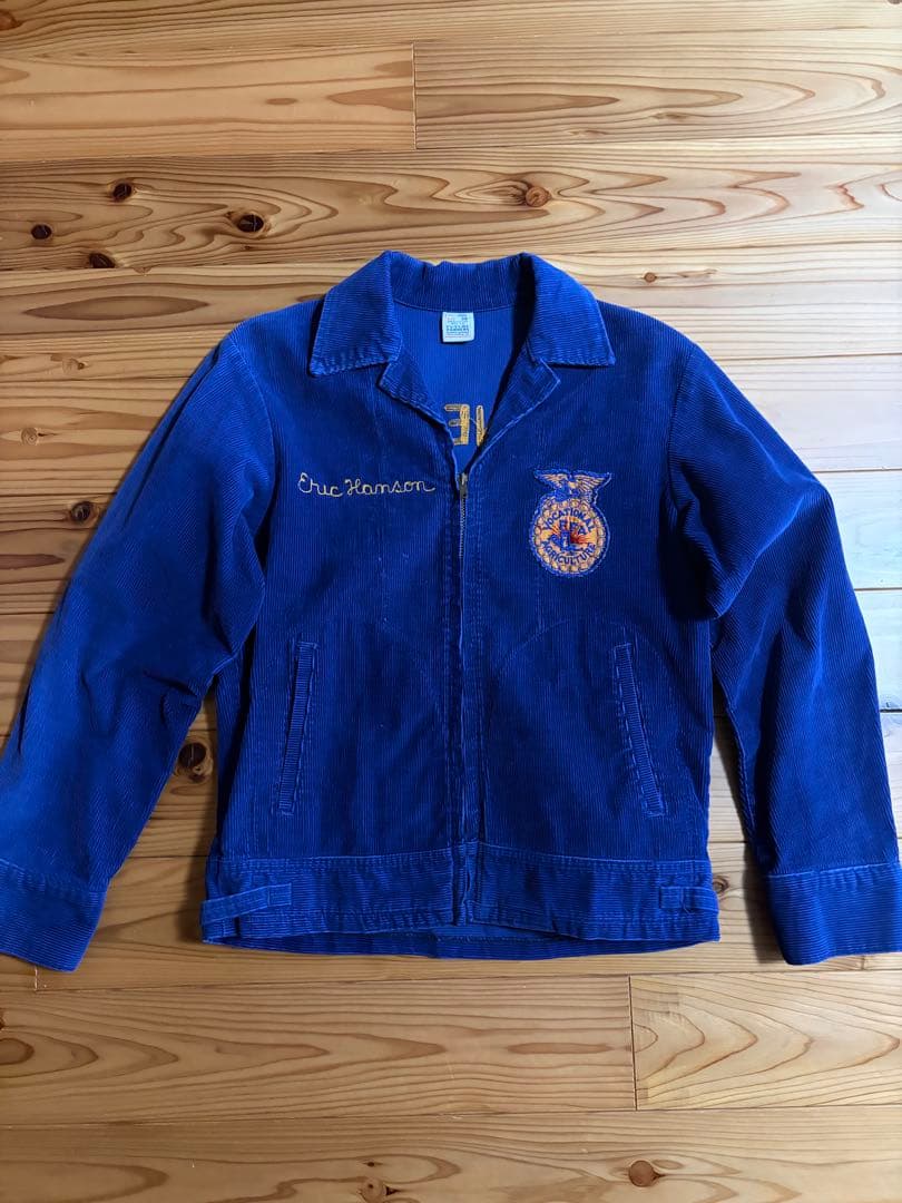 FFA ネイビー コットンジャケット 38 ファーマーズ　50s 60s