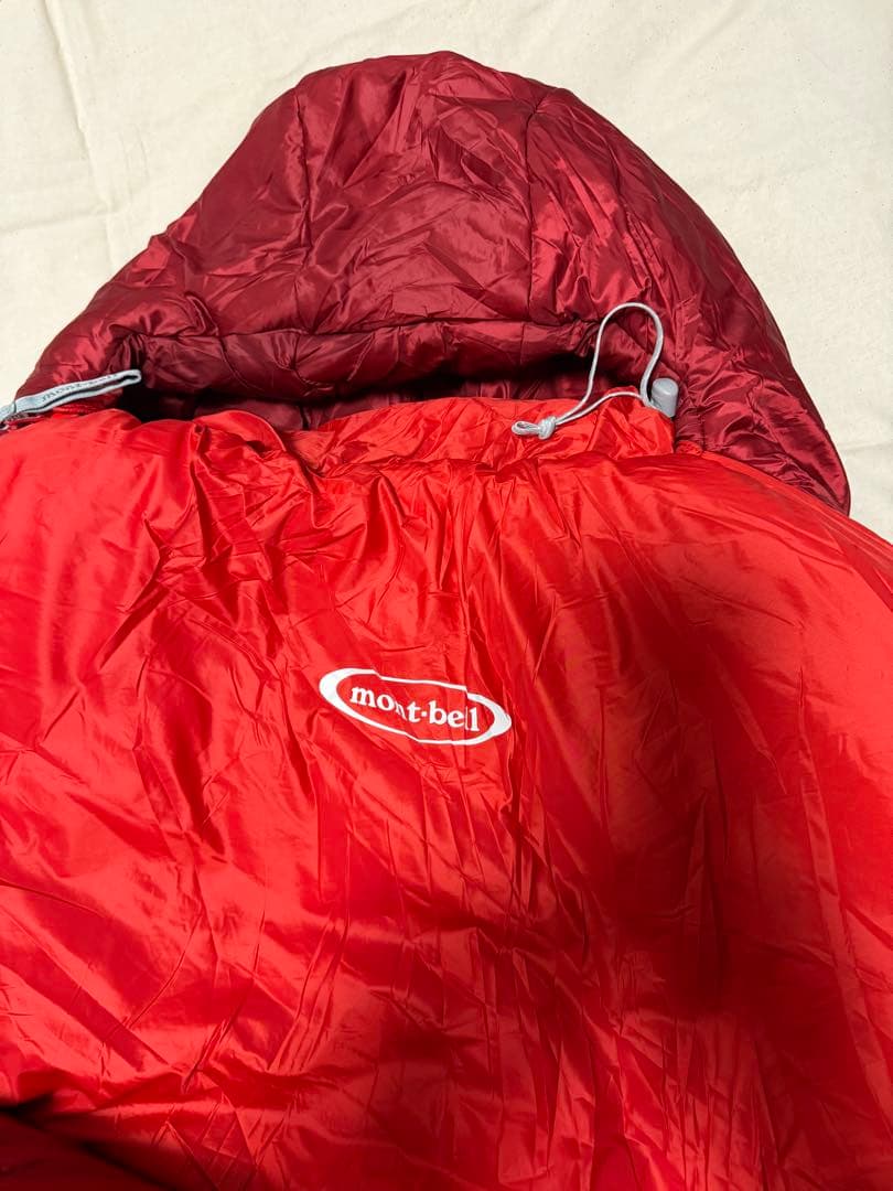 【使用1回】 mont-bell シームレス バロウバッグ #0 R 寝袋