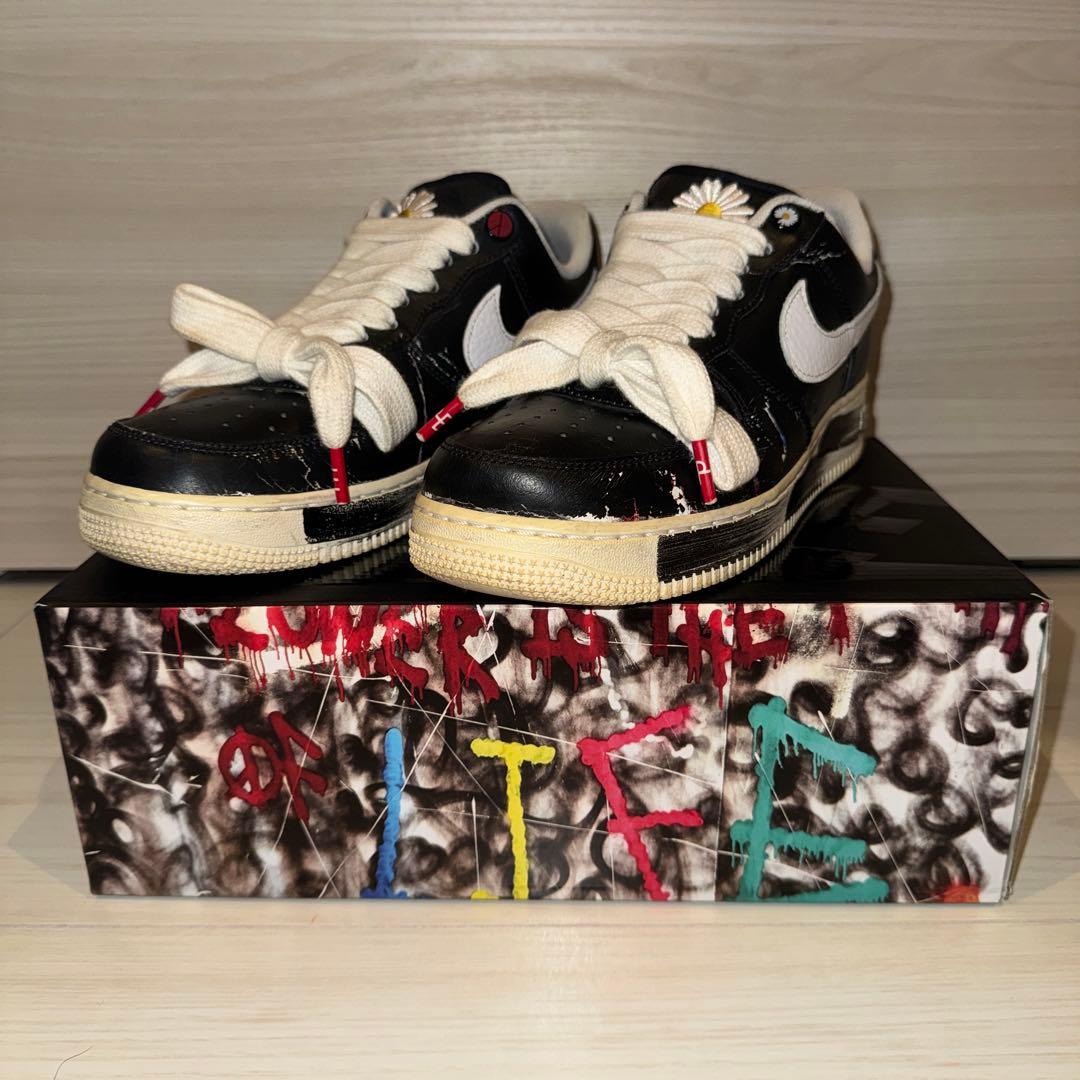 ナイキ ピースマイナスワン エアフォース1 パラノイズ 26.5cm ブラック