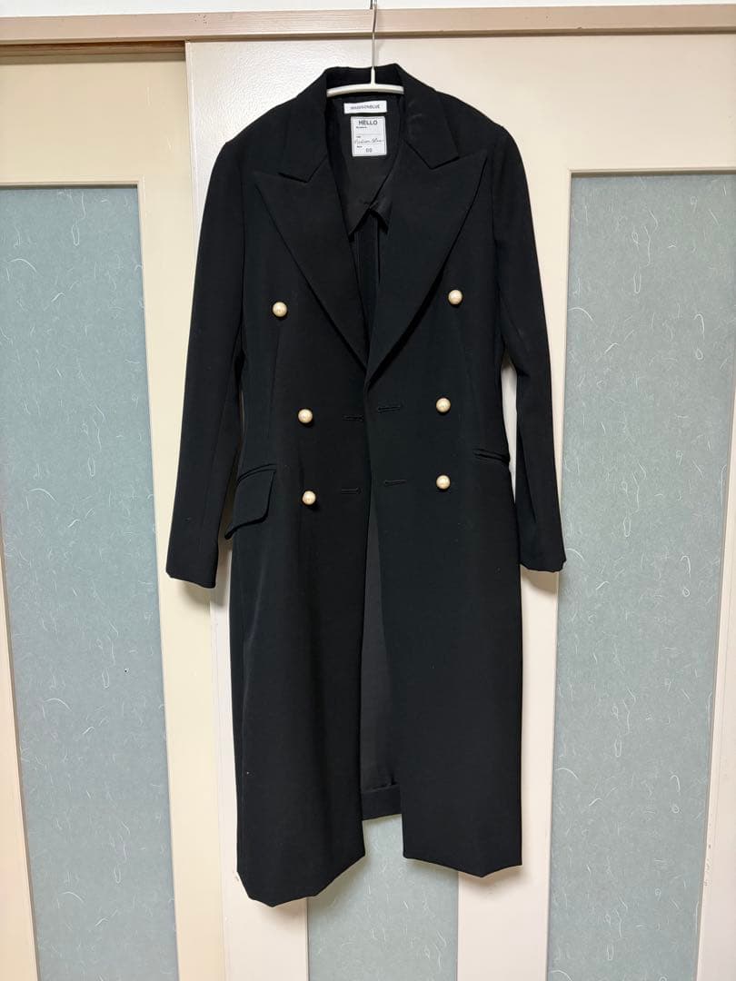 MADISONBLUE ブラック チェスターコート 00(XS)