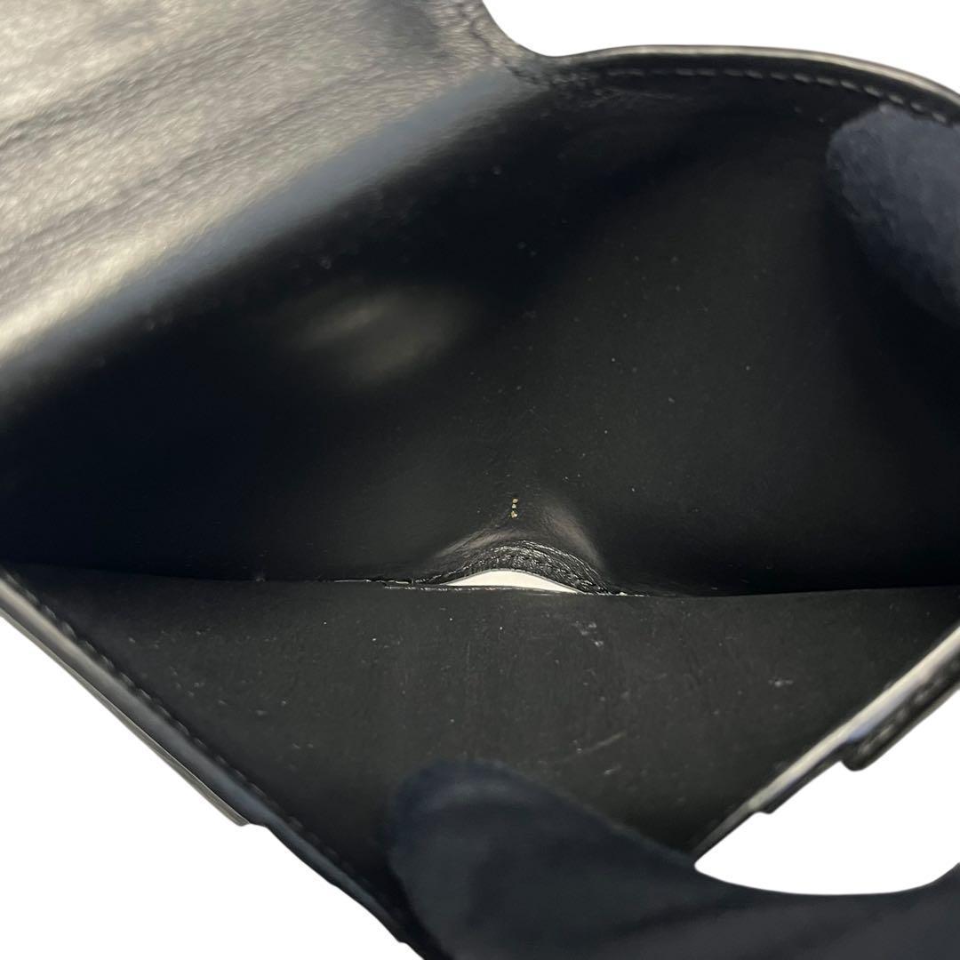 現行✨ロエベ 二つ折り財布 フォールデットウォレット ロゴ レザー バイカラー