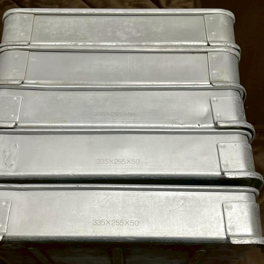 アルミ ギョーザバット バット 5枚セット まとめ まとめ売り 中③ A1379