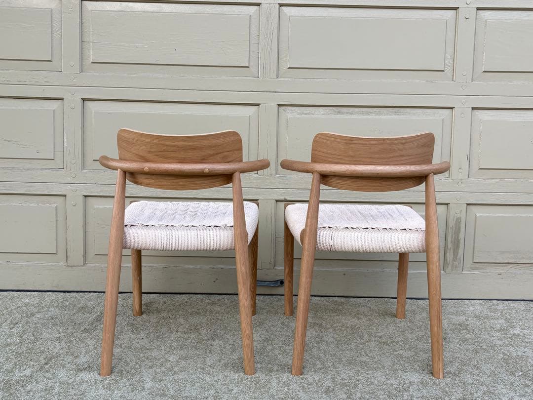 ①unico HILMA ヒルマ チェア 2脚セット 北欧 美品