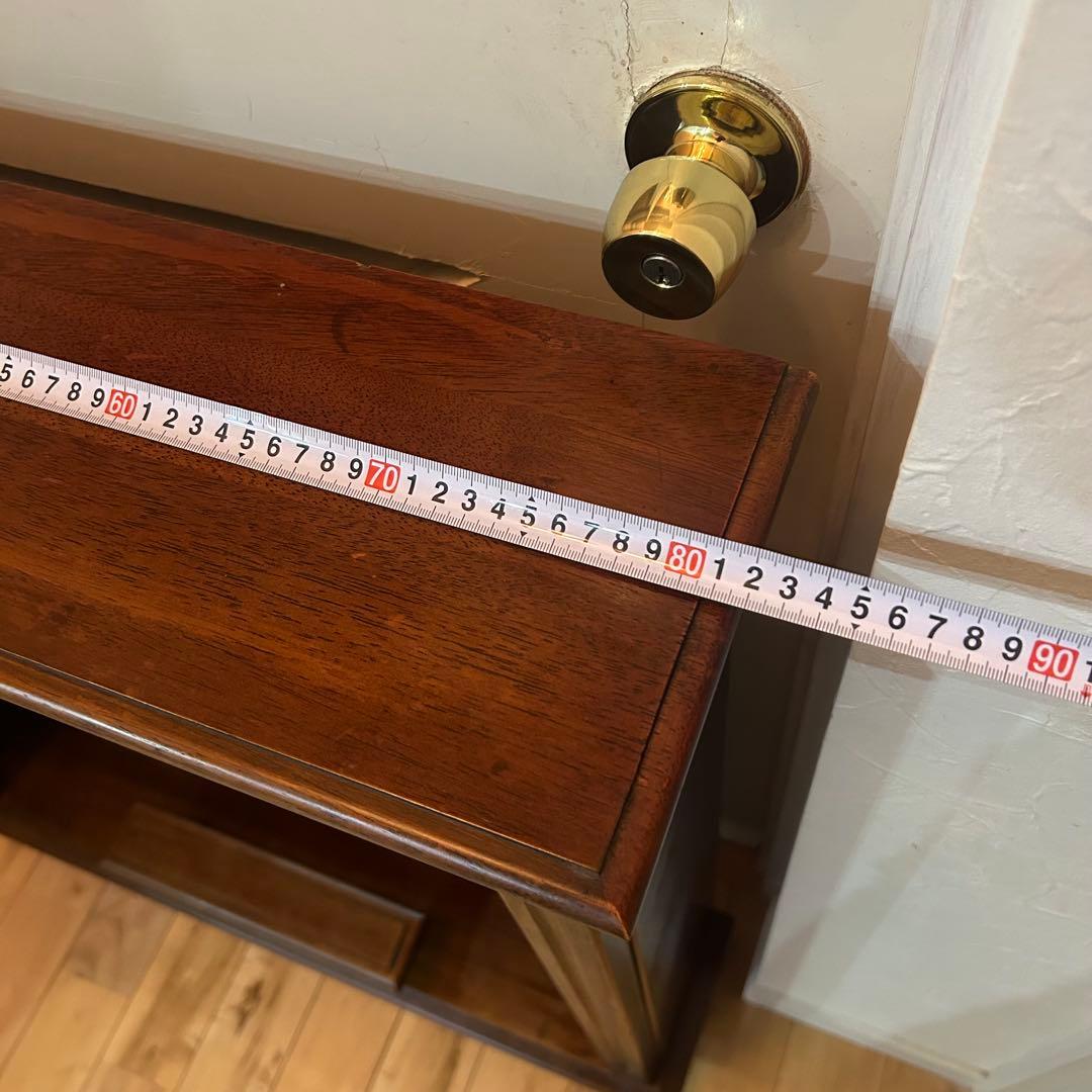 ☆シャドーボックス☆ ビンテージ 無垢材　木製　ミラー　鏡　ウォールミラー