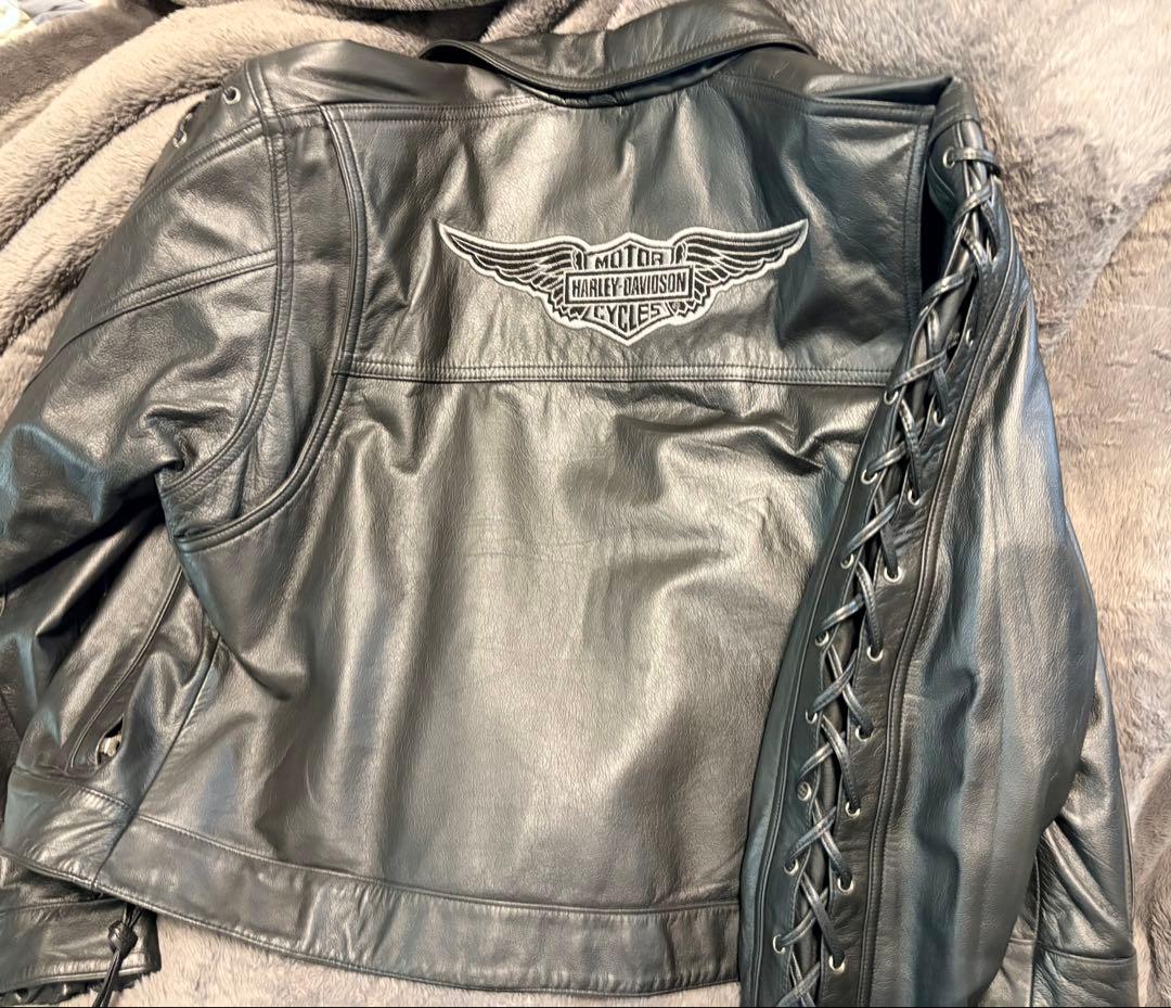 HarleyDavidson ハーレー ライダーズジャケット レディースL 本革