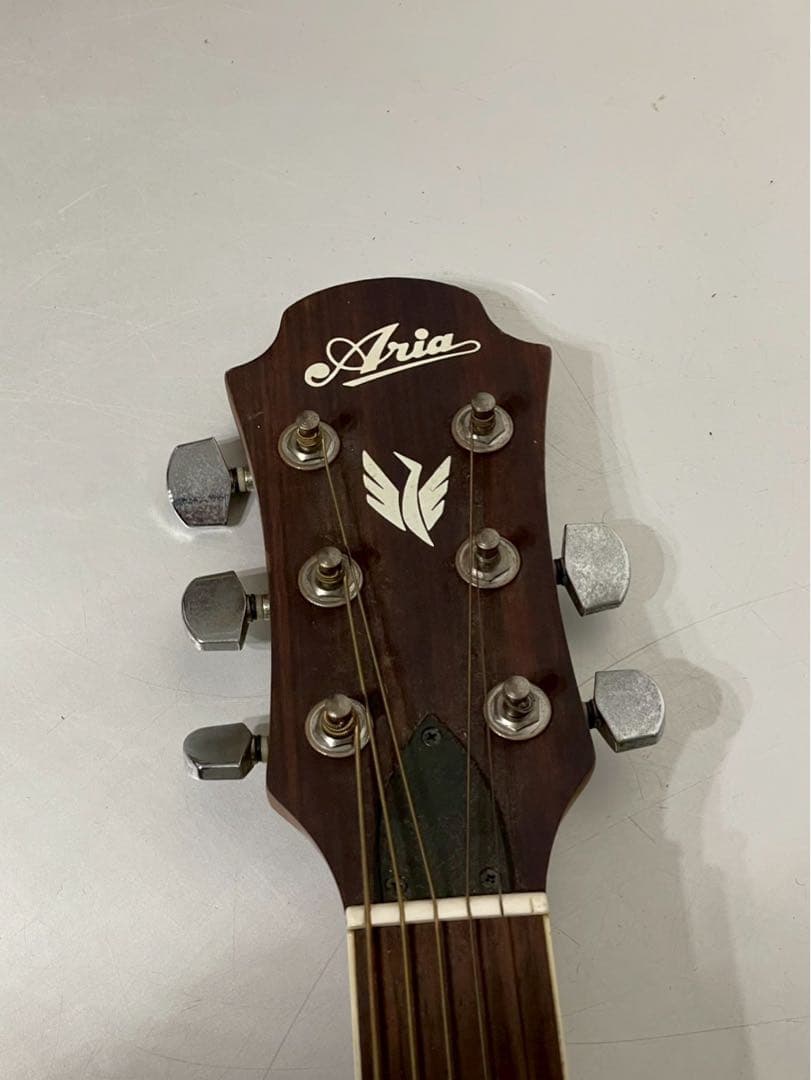 ウラン Aria AMB-35S エレアコ ギター 希少 サイン入り