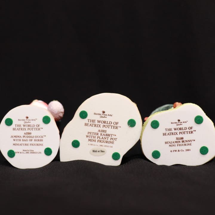 ミラちゃん ボーダーファインアーツ　ピーターラビット他　3体セット