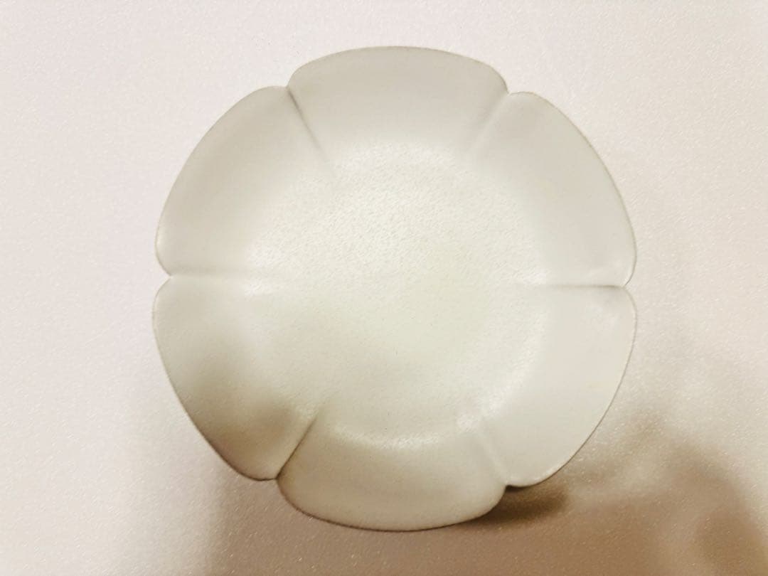 新品 黒木泰等 輪花皿4枚セット中サイズ 白色ホワイト プレート