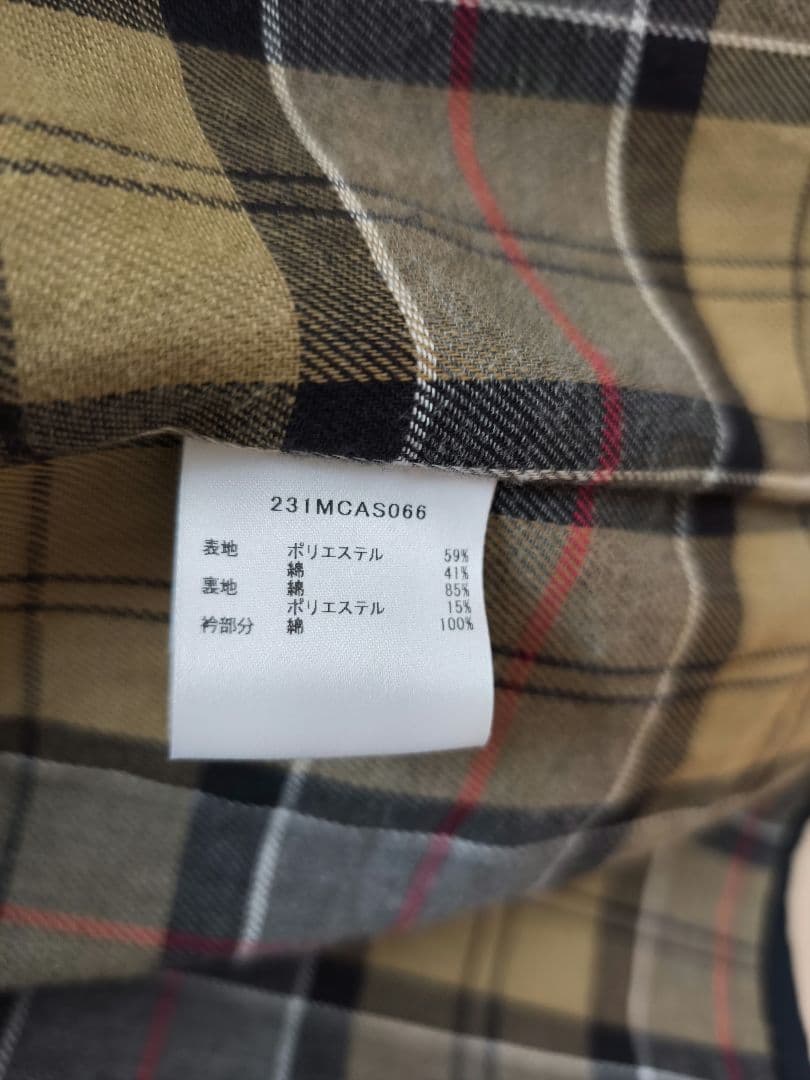 SEE SEE Barbour URBS 3/4コート ネイビー XL