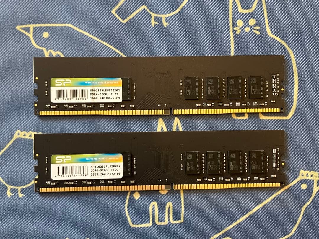 SP 32GB DDR4 3200MHz 16GB×2＝32GB