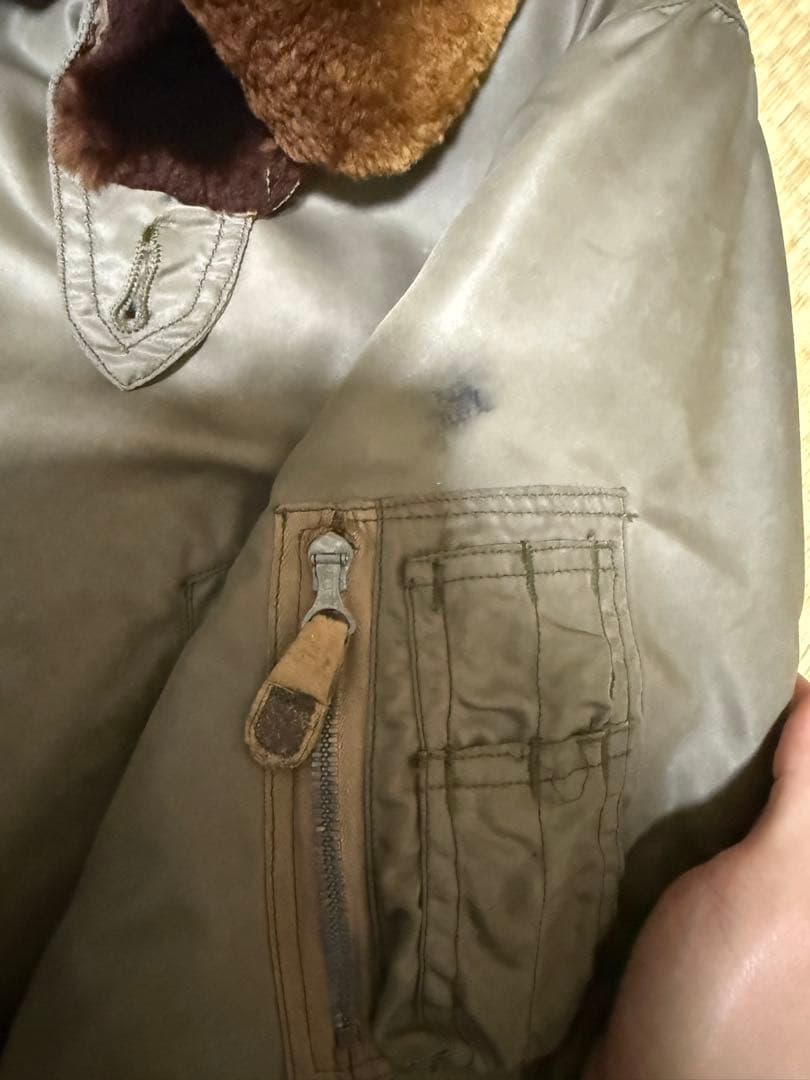 幻サイズ44 実物 B-15B フライトジャケット 1940s 米軍ヴィンテージ