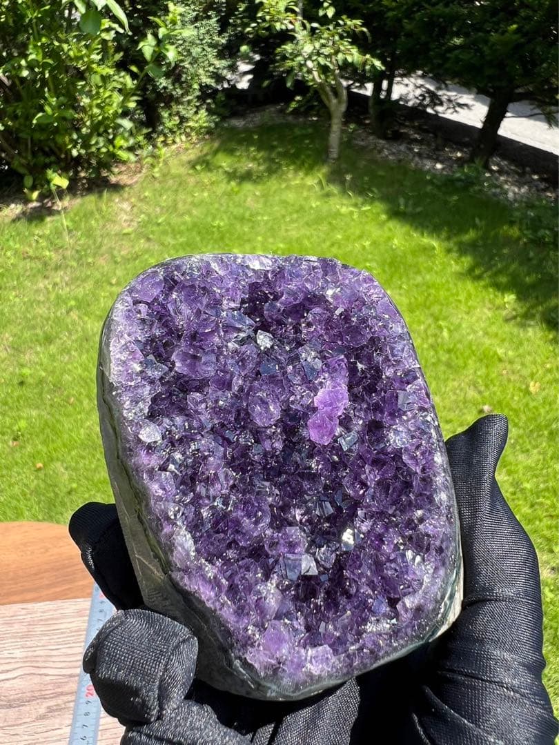 A729 高品質アメジストドーム クラスター ウルグアイ産 パワーストーン