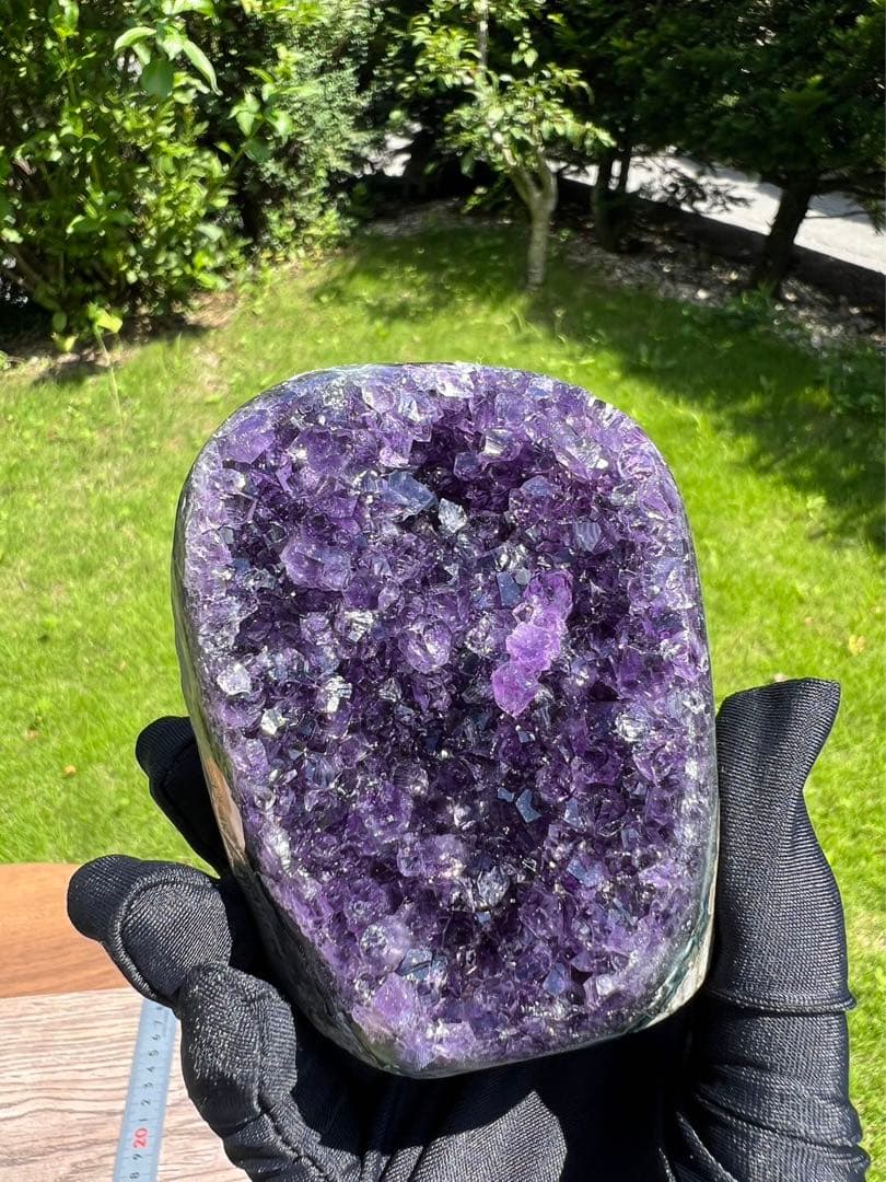 A729 高品質アメジストドーム クラスター ウルグアイ産 パワーストーン