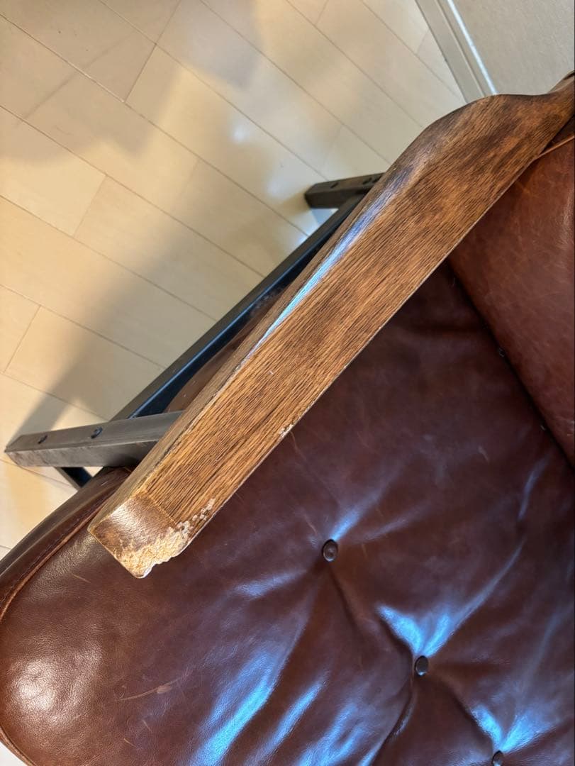 acme furniture grandview sofa ブラウンレザーソファ