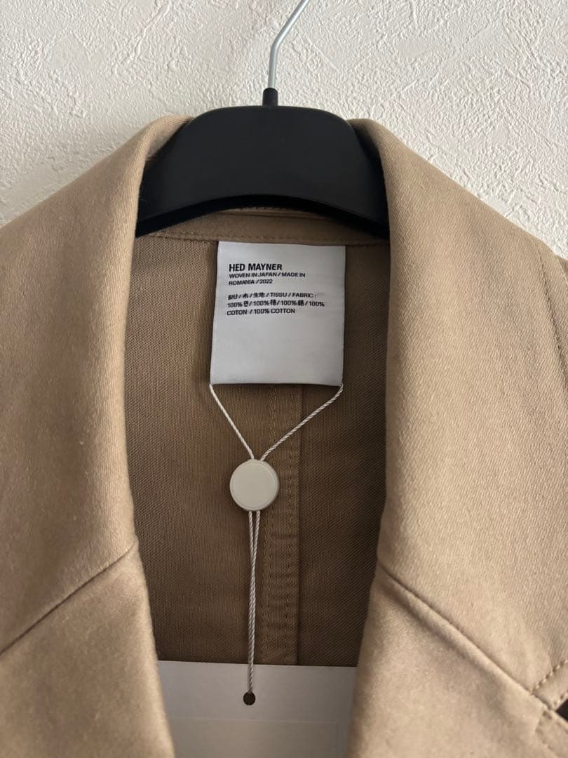【未使用】HED MAYNER SINGLE BREASTED JACKET