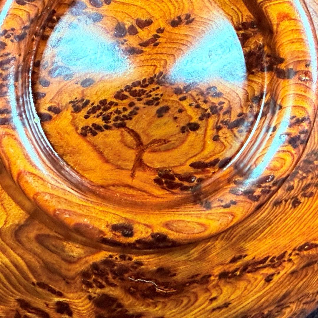 川下幸徳　世界遺産　屋久杉　泡瘤　器　小鉢　お椀　盛鉢　天然木　無垢　在銘