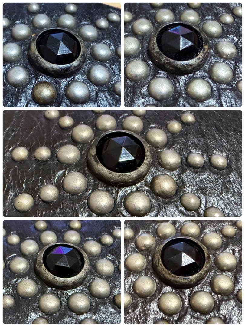 ⭐️美品⭐️HTC⭐️ピーナッツオーバーレイベルト⭐️ブラックパイソン＆レザー⭐️36