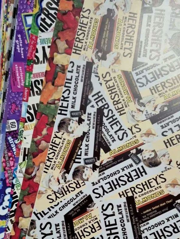 【SALE】デザインペーパーA4・メモ・封筒まとめ売り　アメリカン