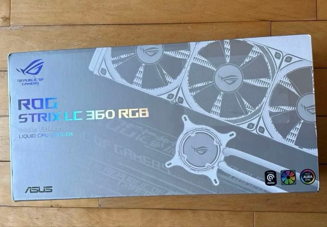 PC用ファン・クーラー ASUS ROG STRIX LC 360 RGB White Edition