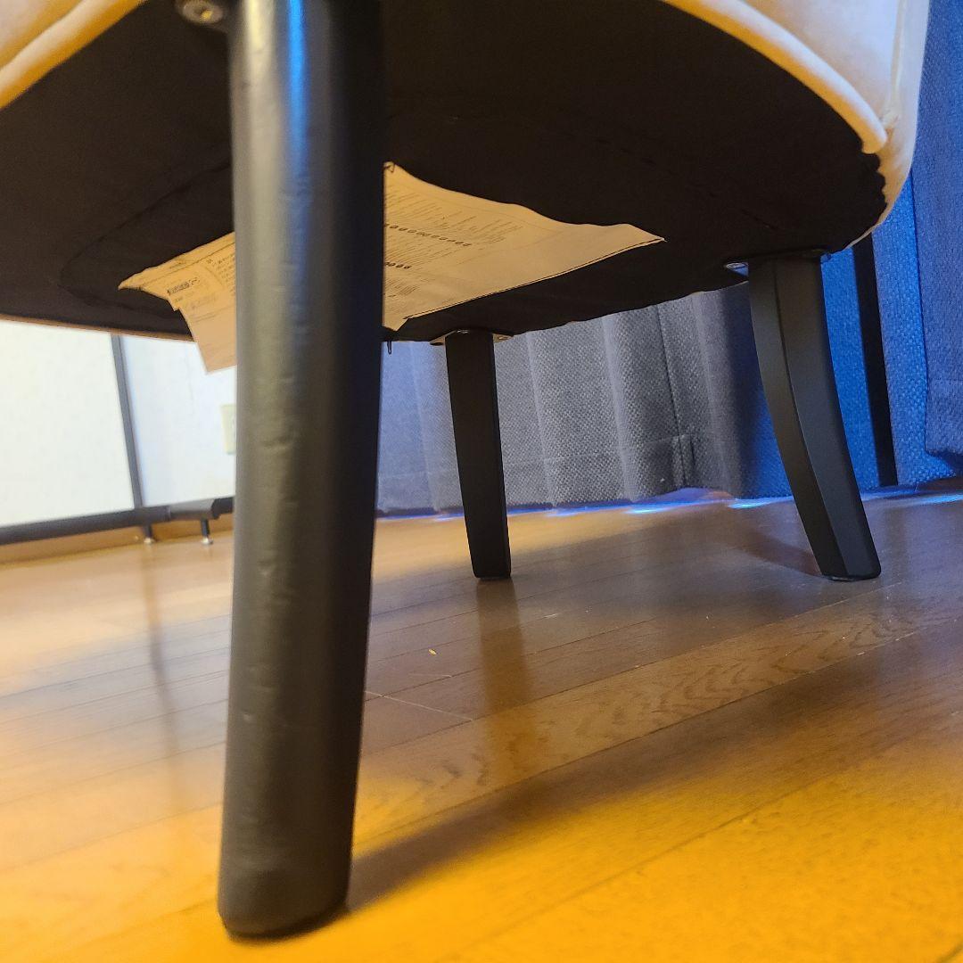 【美品】IKEA REMSTA 1人用　ソファ ベージュ ひとりカフェ　椅子