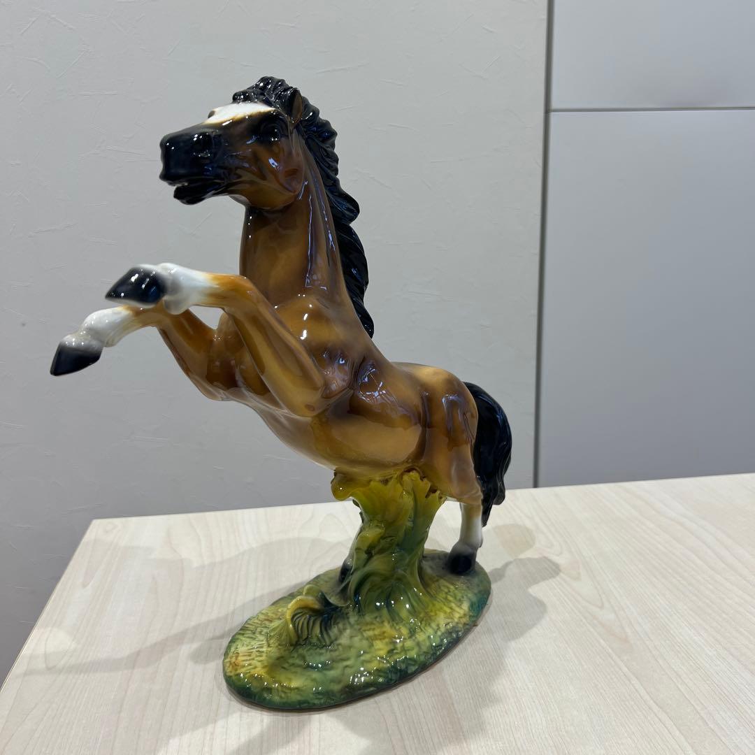 陶器製 馬の置物