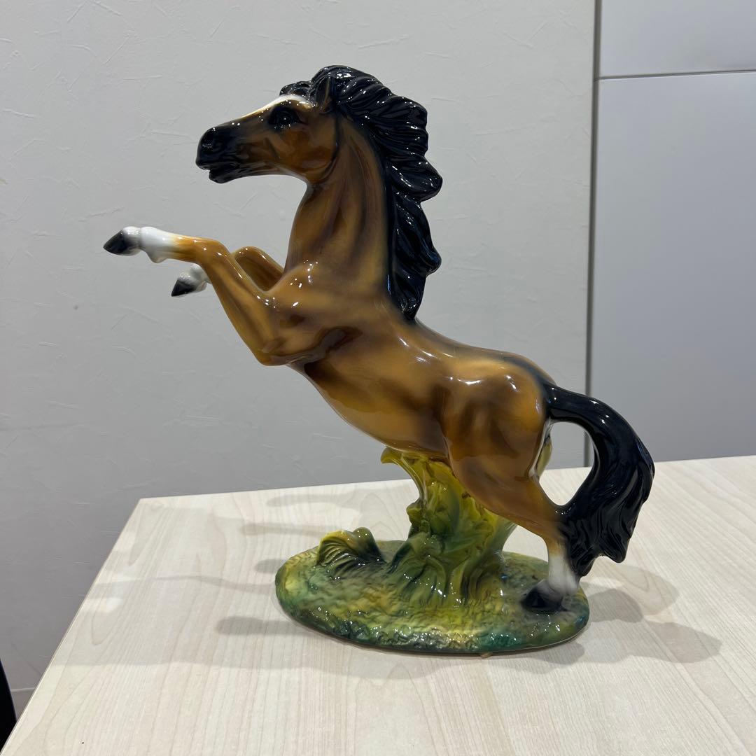陶器製 馬の置物