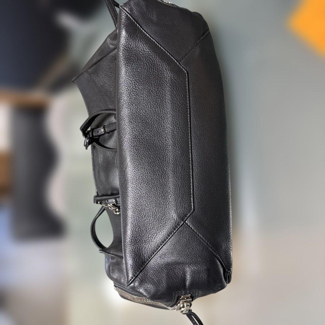 バレンシアガ　ペーパーバッグ　ブラック　ミディアム