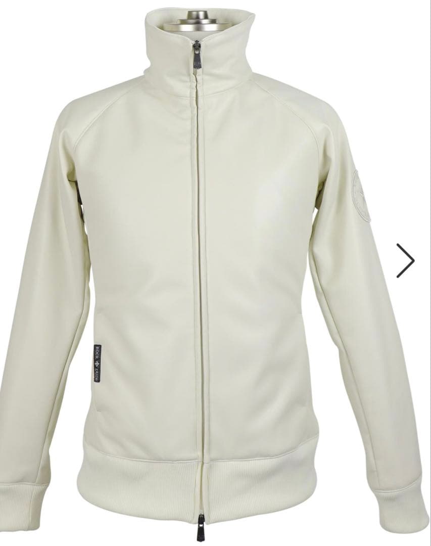 新品未使用ロックデュード　ダンスウィズドラゴン ゴルフホワイト合成皮革ジャケット