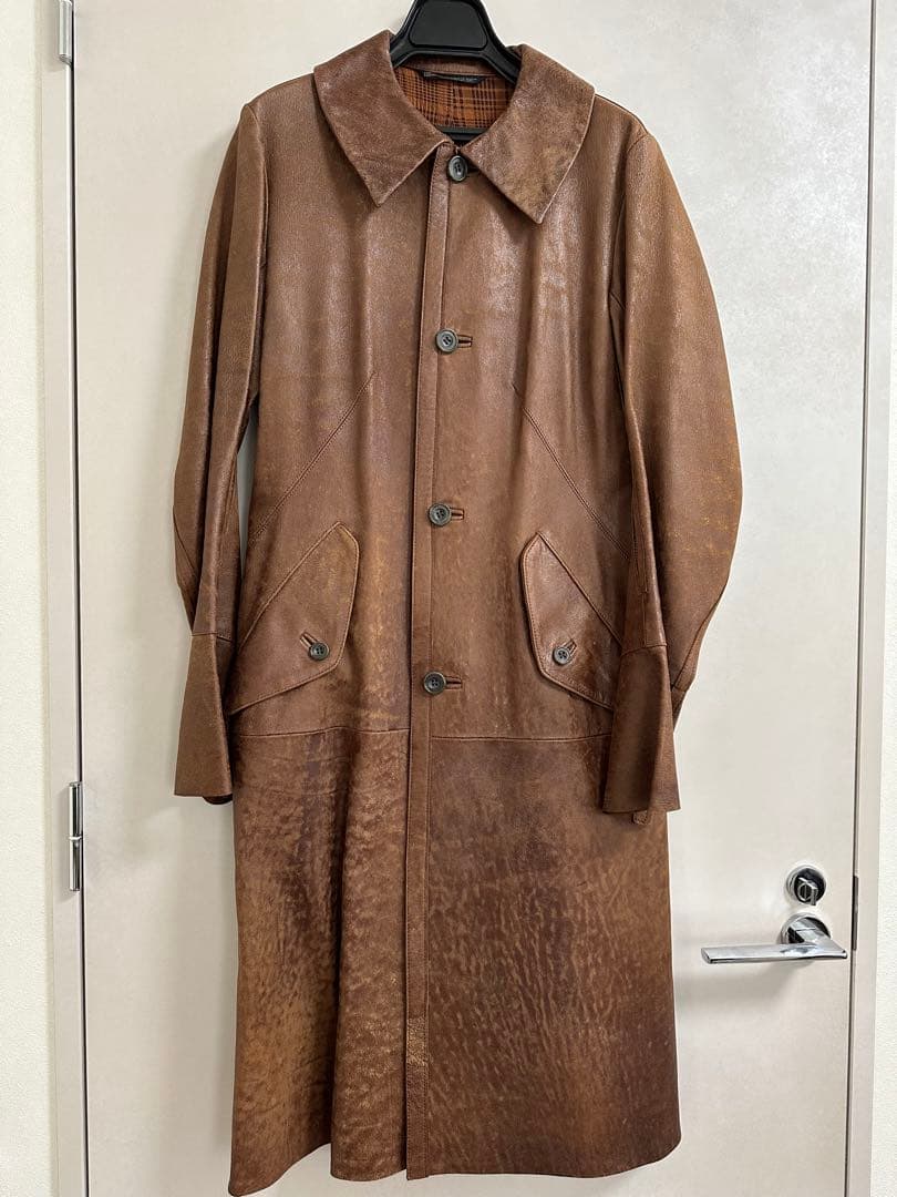 ヨウジヤマモト 革コート