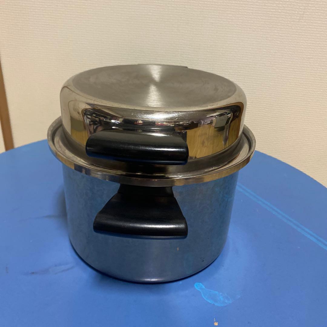 アムウェイステンレススチール シチュー鍋無水鍋寸胴鍋 蓋付き