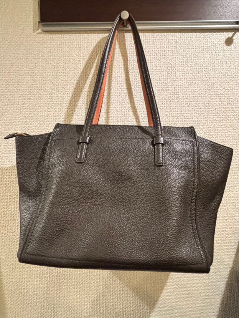 Salvatore Ferragamo ダークブラウン トートバッグ