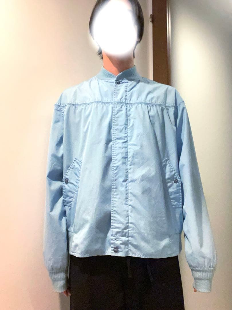70sダービージャケット　derby of san francisco 水色