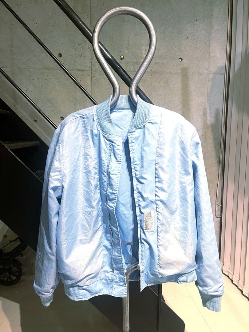 70sダービージャケット　derby of san francisco 水色